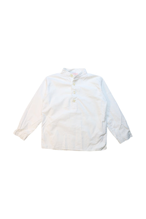 A White Long Sleeve Tops from Gocco in size 4T for boy. (Front View)