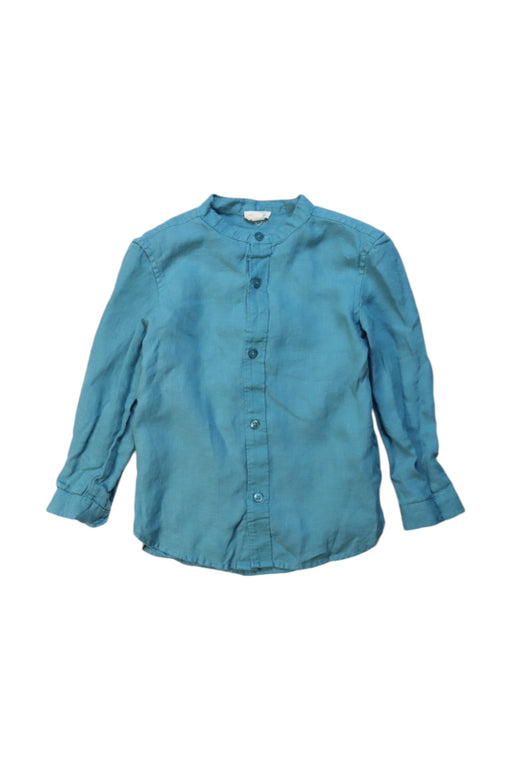 A Blue Long Sleeve Shirts from Gocco in size 3T for boy. (Front View)