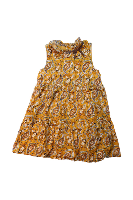 A Multicolour Sleeveless Dresses from Janie & Jack in size 6T for girl. (Front View)