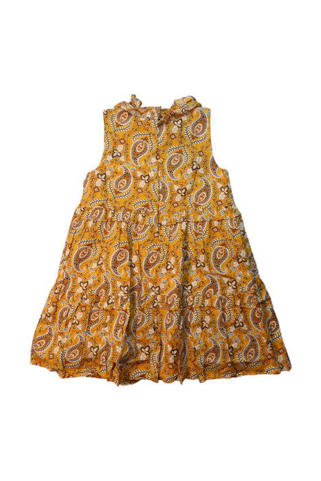 A Multicolour Sleeveless Dresses from Janie & Jack in size 6T for girl. (Back View)