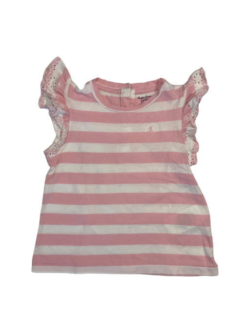 A Pink Sleeveless T Shirts from Ralph Lauren in size 2T for girl. (Front View)