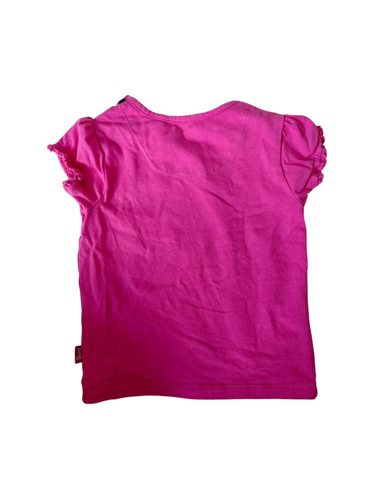 A Pink Short Sleeve T Shirts from Kite in size 3-6M for girl. (Back View)