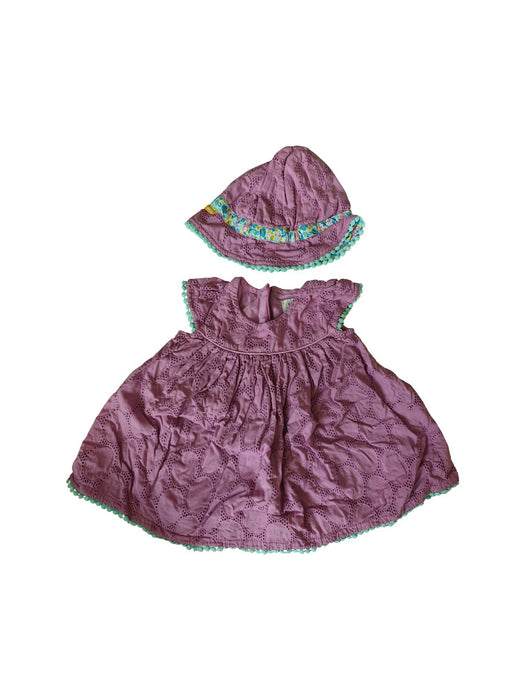 A Purple Shorts Sets from Kite in size 3-6M for girl. (Front View)