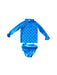 A Blue Swim Sets from Boden in size 12-18M for girl. (Front View)