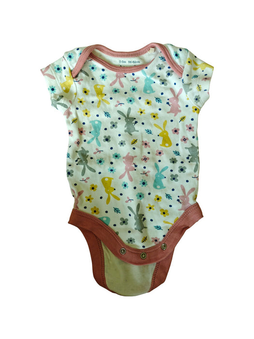A Multicolour Short Sleeve Bodysuits from Kite in size 0-3M for neutral. (Front View)