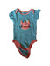 A Blue Short Sleeve Bodysuits from Kite in size 3-6M for girl. (Front View)