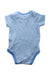 A Blue Short Sleeve Bodysuits from Frugi in size 0-3M for boy. (Back View)