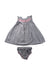A Grey Dress Sets from French Connection in size 12-18M for girl. (Front View)