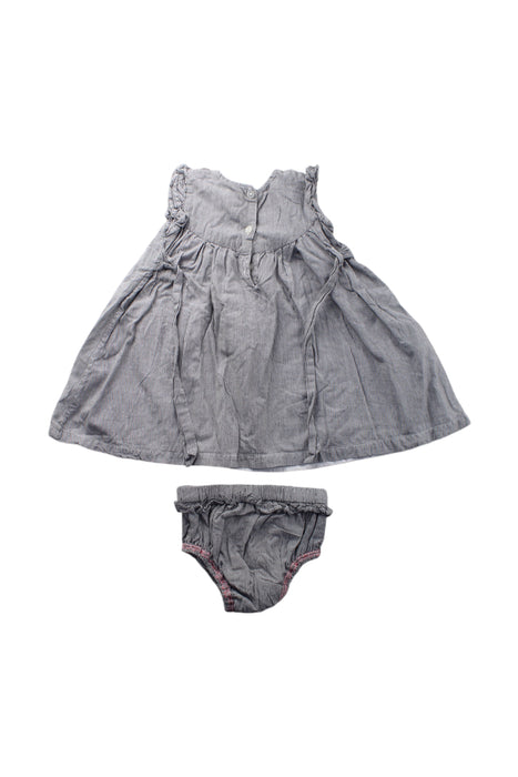 A Grey Dress Sets from French Connection in size 12-18M for girl. (Back View)