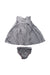 A Grey Dress Sets from French Connection in size 12-18M for girl. (Back View)