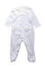 A White Onesies from Laranjinha in size 3-6M for neutral. (Front View)