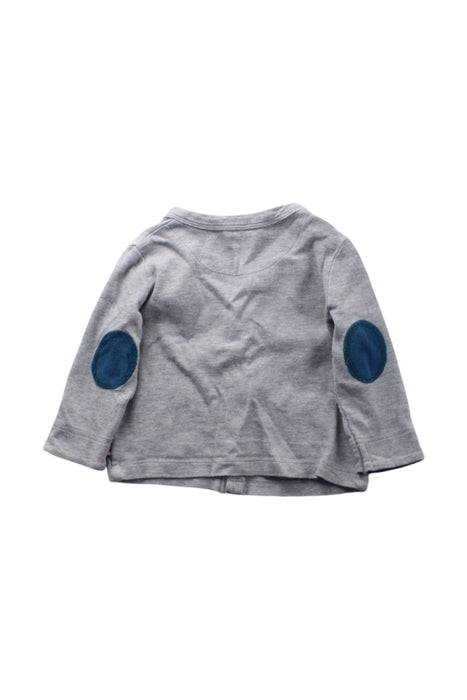 A Grey Cardigans from TinyBitz in size 6-12M for boy. (Back View)