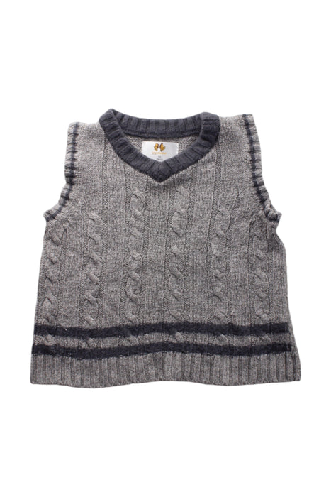 A Grey Sweater Vests from Chickeeduck in size 2T for boy. (Front View)