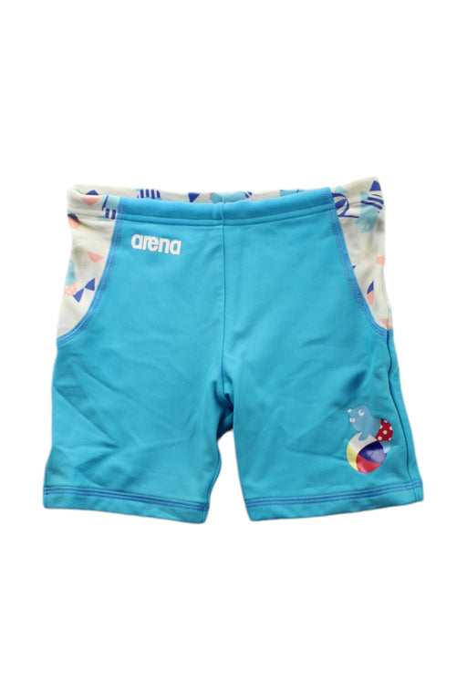 A Blue Swim Shorts from Arena in size 2T for girl. (Front View)