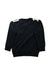 A Black Crewneck Sweatshirts from Miki House in size 7Y for boy. (Back View)