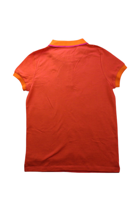 A Orange Short Sleeve Polos from Vilebrequin in size 14Y for girl. (Back View)