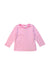 A Pink Long Sleeve Tops from Jojo Maman Bébé in size 6-12M for girl. (Front View)