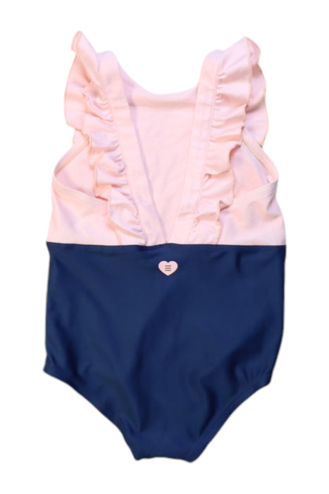 A Pink Swimsuits from Barrel in size 5T for girl. (Back View)