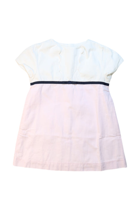 A Multicolour Short Sleeve Dresses from Jacadi in size 3T for girl. (Front View)