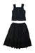 A Black Skirt Sets from Bonpoint in size 4T for girl. (Front View)