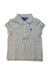 A Grey Short Sleeve Polos from Polo Ralph Lauren in size 4T for girl. (Front View)