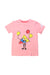 A Multicolour Short Sleeve T Shirts from Adidas in size 4T for girl. (Front View)