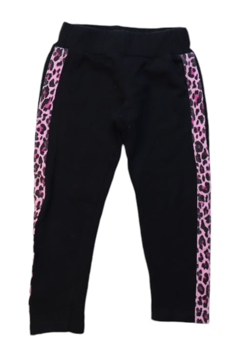 A Multicolour Sweatpants from EMC in size 4T for girl. (Front View)