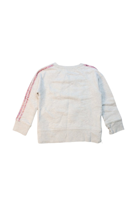 A Grey Crewneck Sweatshirts from Crewcuts in size 2T for girl. (Back View)