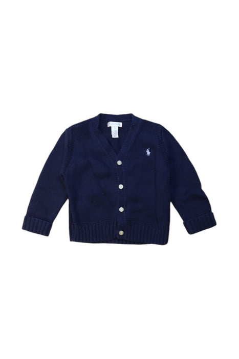 A Navy Cardigans from Ralph Lauren in size 18-24M for boy. (Front View)