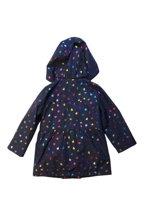 A Multicolour Lightweight Jackets from London Fog in size 4T for girl. (Back View)