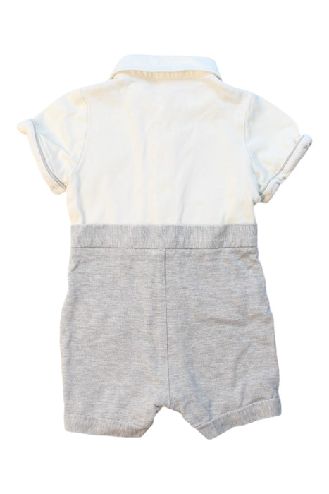 A Ivory Short Sleeve Rompers from Nicholas & Bears in size 0-3M for boy. (Back View)