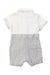 A Ivory Short Sleeve Rompers from Nicholas & Bears in size 0-3M for boy. (Back View)