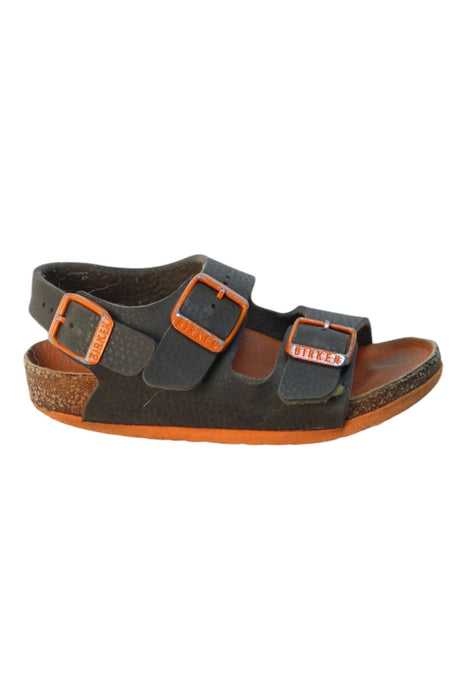 A Black Sandals from Birkenstock in size O/S for boy. (Front View)