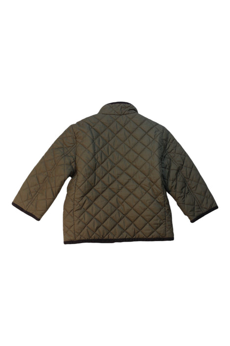 A Brown Puffer/Quilted Jackets from Polo Ralph Lauren in size 2T for boy. (Back View)