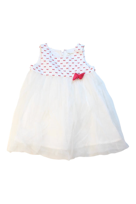 A Red Sleeveless Dresses from Kingkow in size 18-24M for girl. (Front View)