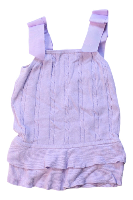 A Purple Sleeveless Dresses from Nicholas & Bears in size 2T for girl. (Back View)