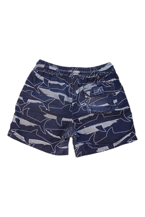 A Navy Swim Shorts from Seed in size 5T for boy. (Back View)