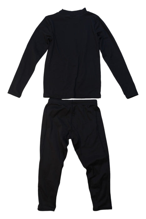 A Black Swim Sets from Aquasport in size 4T for boy. (Back View)