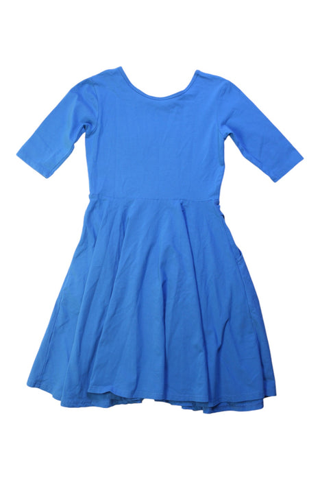 A Blue Long Sleeve Dresses from Rock Your Kid in size 10Y for girl. (Back View)