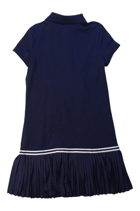 A Navy Short Sleeve Dresses from Polo Ralph Lauren in size 8Y for girl. (Back View)