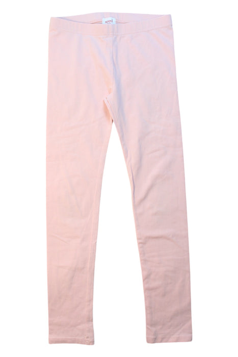 A Pink Leggings from Seed in size 10Y for girl. (Front View)