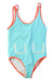 A Multicolour Swimsuits from Jacadi in size 6T for girl. (Front View)