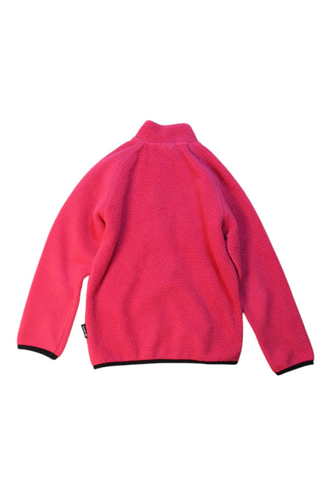 A Pink Zippered Sweatshirts from Reima in size 6T for girl. (Back View)