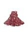 A Burgundy Sleeveless Dresses from Chickeeduck in size 3T for girl. (Front View)