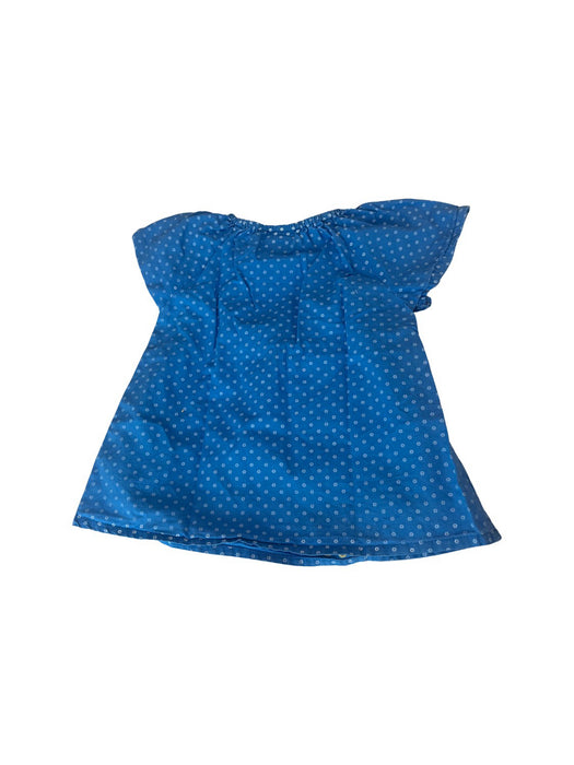 A Blue Short Sleeve Tops from Jojo Maman Bébé in size 18-24M for girl. (Back View)