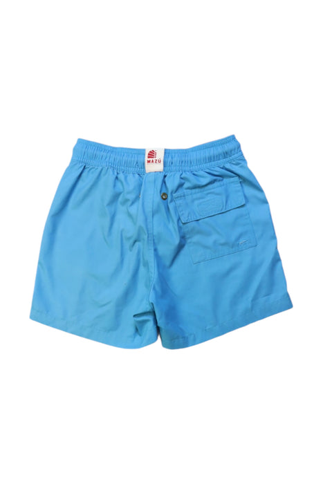 A Blue Swim Shorts from Mazu in size 5T for boy. (Back View)