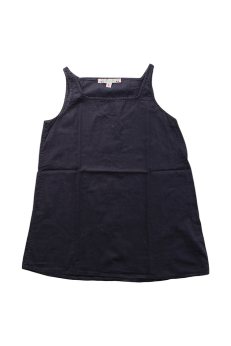 A Purple Sleeveless Dresses from Bonpoint in size 3T for girl. (Front View)