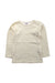 A White Long Sleeve T Shirts from Petit Bateau in size 6T for boy. (Front View)