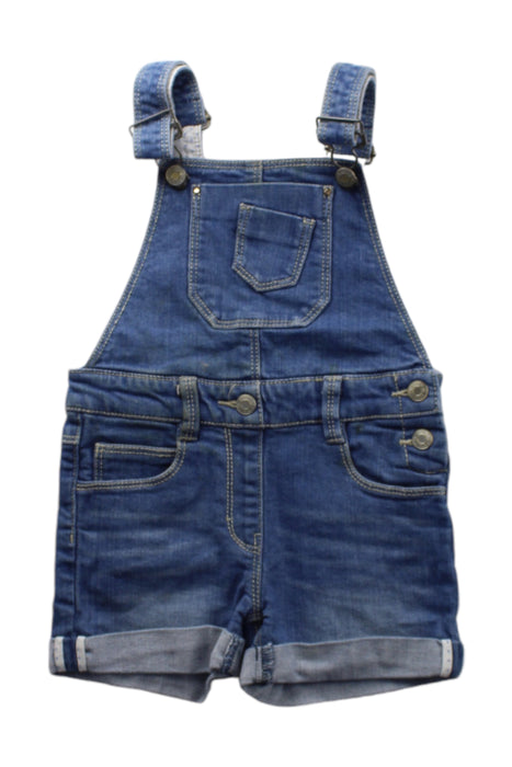 A Blue Overall Shorts from ESPRIT in size 5T for girl. (Front View)