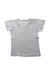 A Grey Short Sleeve T Shirts from Petit Bateau in size 4T for girl. (Back View)